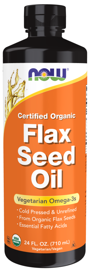 Flax Seed Oil Liquid, Organic