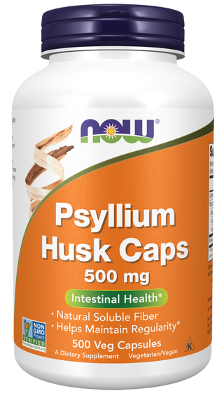 Psyllium Husk Caps 500 mg Veg Capsules