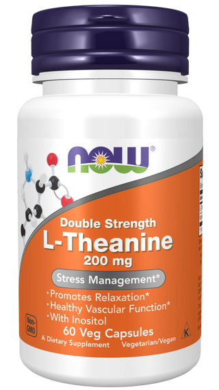 L-Theanine, Double Strength 200 mg Veg Capsules