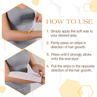 Natural Muslin Epilating Strips