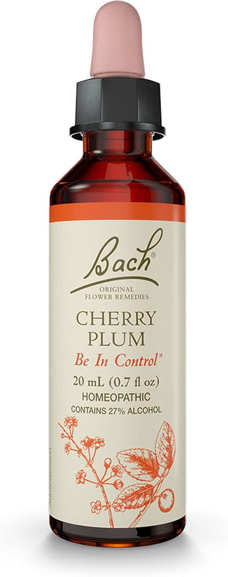 Bach Original Flower Remedies 2-Pack, Have Patience" - Impatiens, Cherry Plum, Homeopathic Flower Essences, Vegan, 20mL Dropper x2