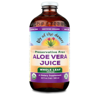 Preservative Free Whole Leaf Aloe Vera Juice