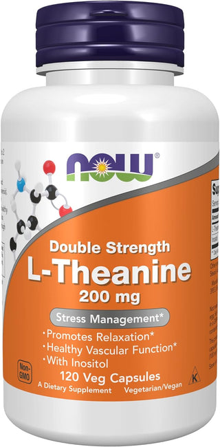 L-Theanine, Double Strength 200 mg Veg Capsules