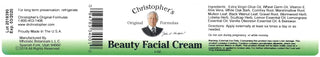 Beauty Facial Cream - 2 oz.