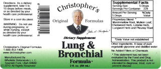 Lung & Bronchial Formula - 2 oz. Glycerine Extract