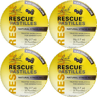 Bach RESCUE PASTILLES, Black Currant Flavor