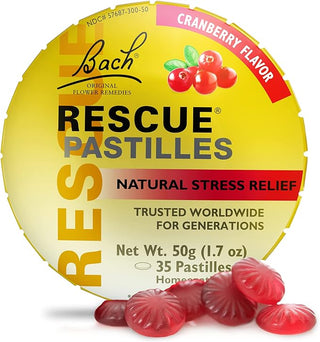 Bach RESCUE PASTILLES, Cranberry Flavor