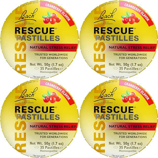 Bach RESCUE PASTILLES, Cranberry Flavor