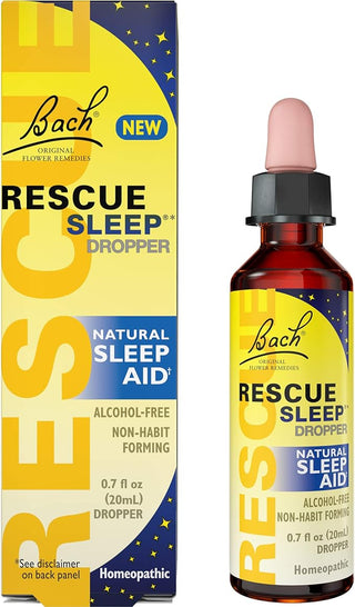 Bach RESCUE SLEEP Dropper 20mL, Natural Sleep Aid