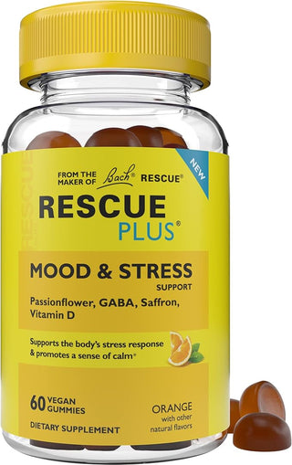 RESCUE Bach Plus Mood & Stress Support Gummies