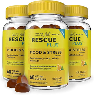 RESCUE Bach Plus Mood & Stress Support Gummies