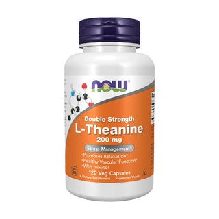 L-Theanine, Double Strength 200 mg Veg Capsules