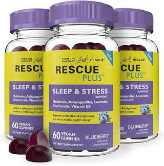 Bach RESCUE PLUS Sleep & Stress Support Gummies