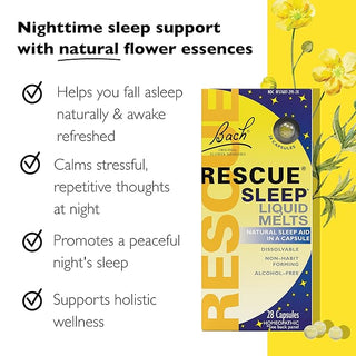 Stress & Sleep Bundle, Bach RESCUE Pearls, RESCUE Sleep Liquid Melts