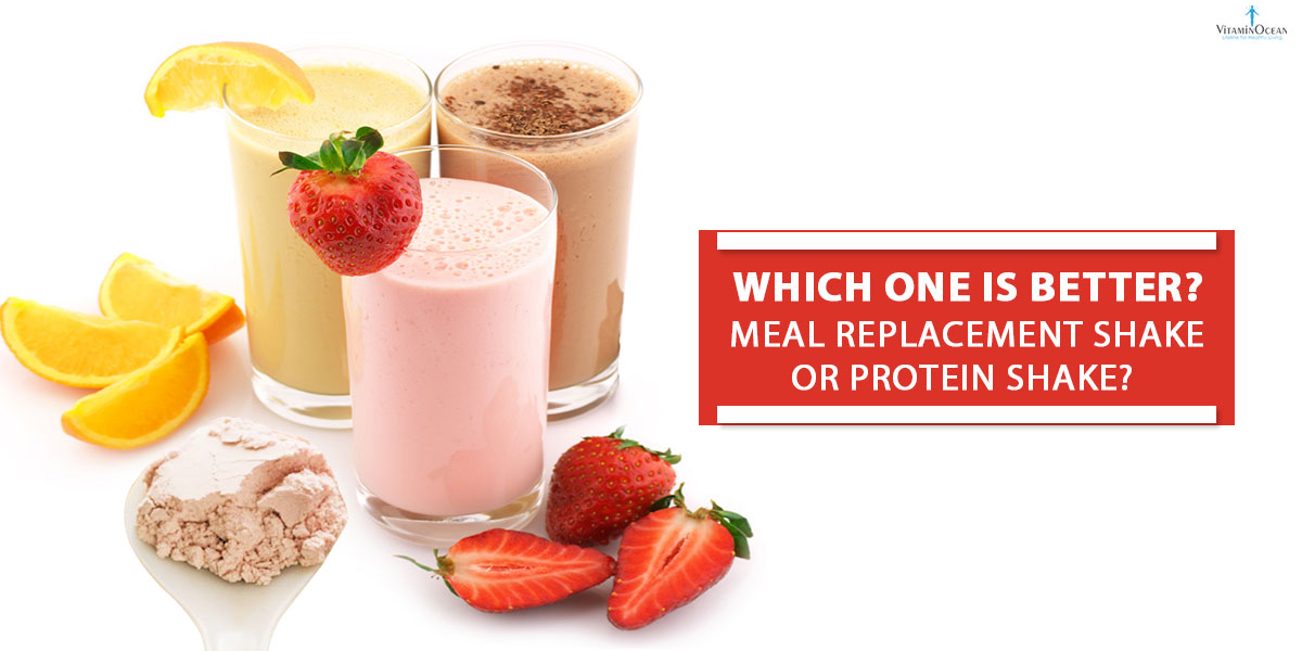 meal replacement shake or protein shake